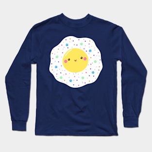 Psychedelic Kawaii Egg Long Sleeve T-Shirt